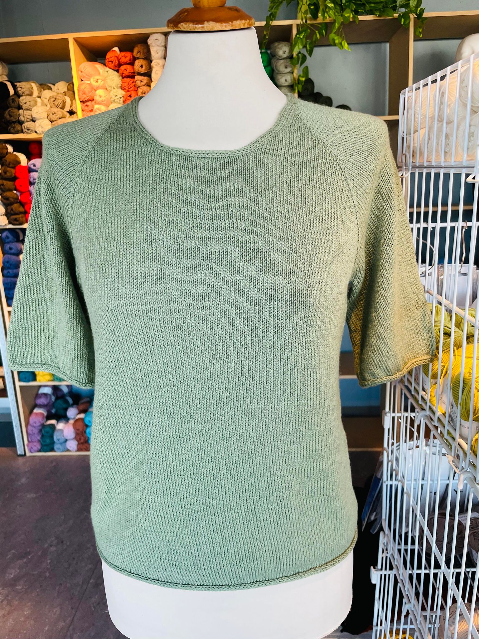 KUMULUS TEE O-NECK fra PetiteKnit | Garnalternativ Lana Cotton212 fra Hjertegarn