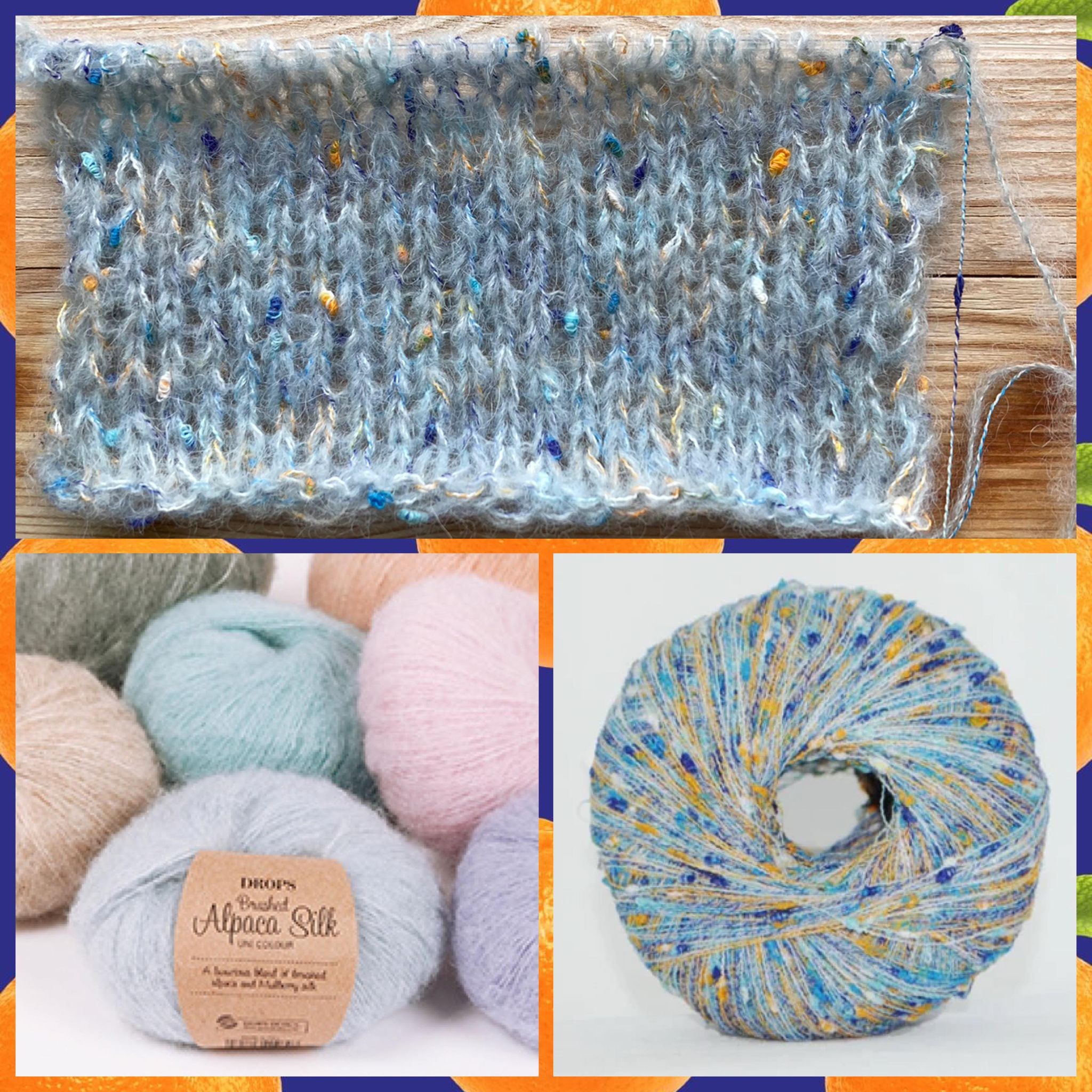 Kumulus Bluse O-neck fra PetiteKnit | Garnalternativ Drops Brushed Alpaca Silk og Tweet It Yourself - Billede 3