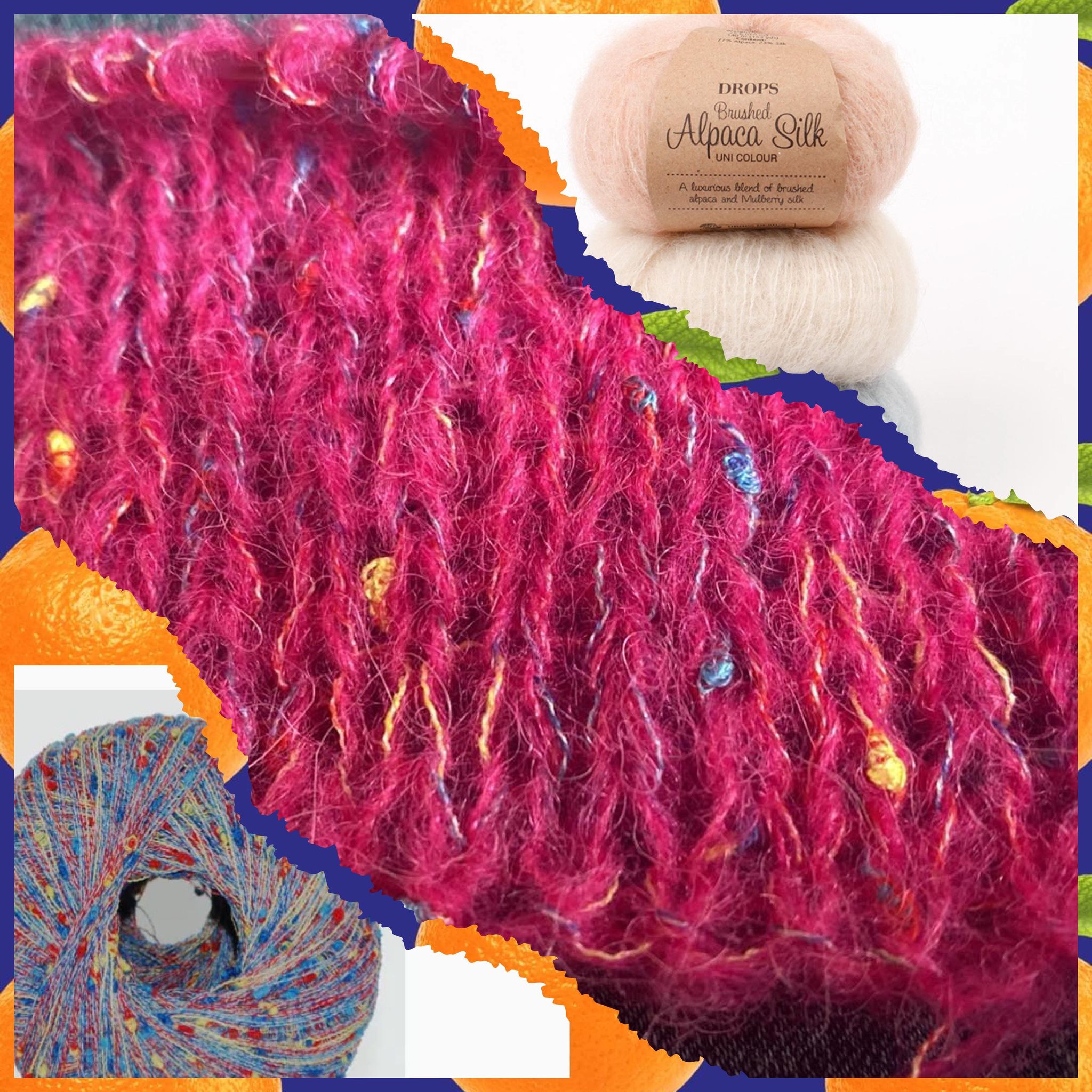 Kumulus Bluse O-neck fra PetiteKnit | Garnalternativ Drops Brushed Alpaca Silk og Tweet It Yourself - Billede 4