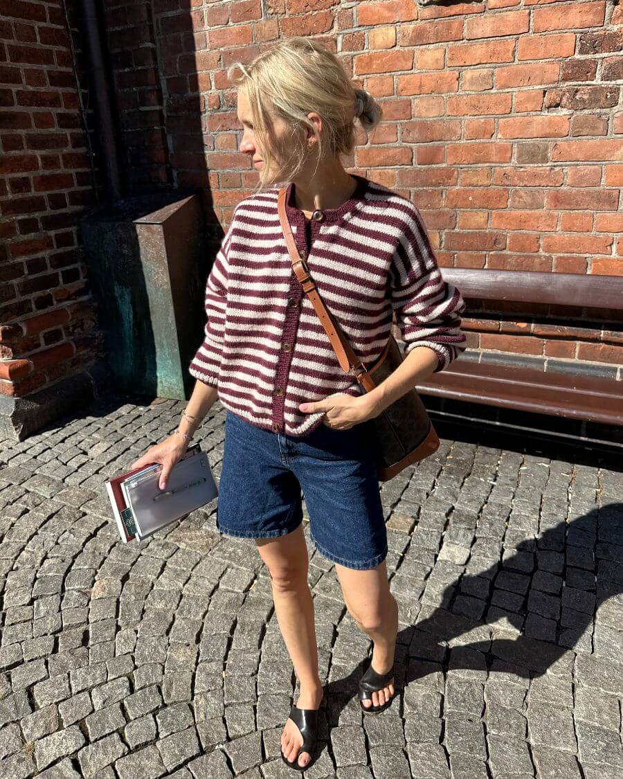 Olga Jacket fra PetiteKnit | Garnalternativ Drops Daisy