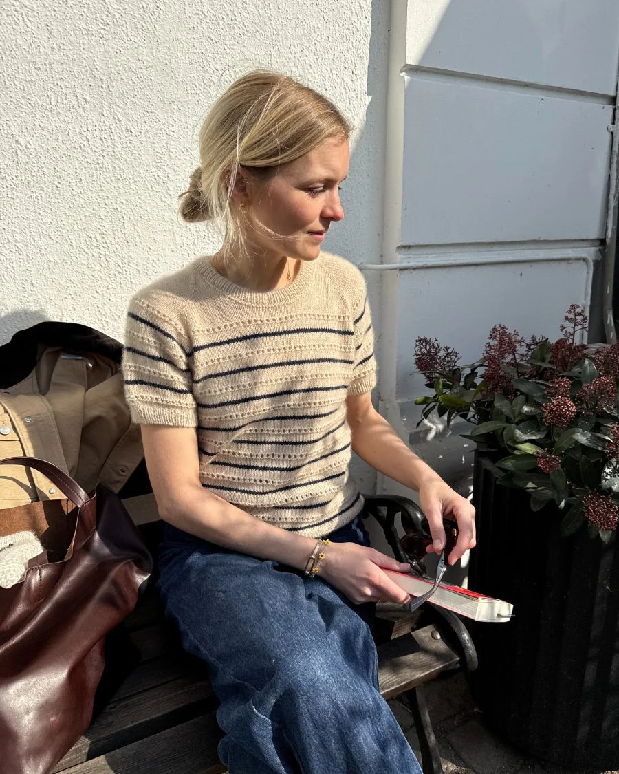 Ida Tee fra PetiteKnit | Garnalternativ Wool Silk