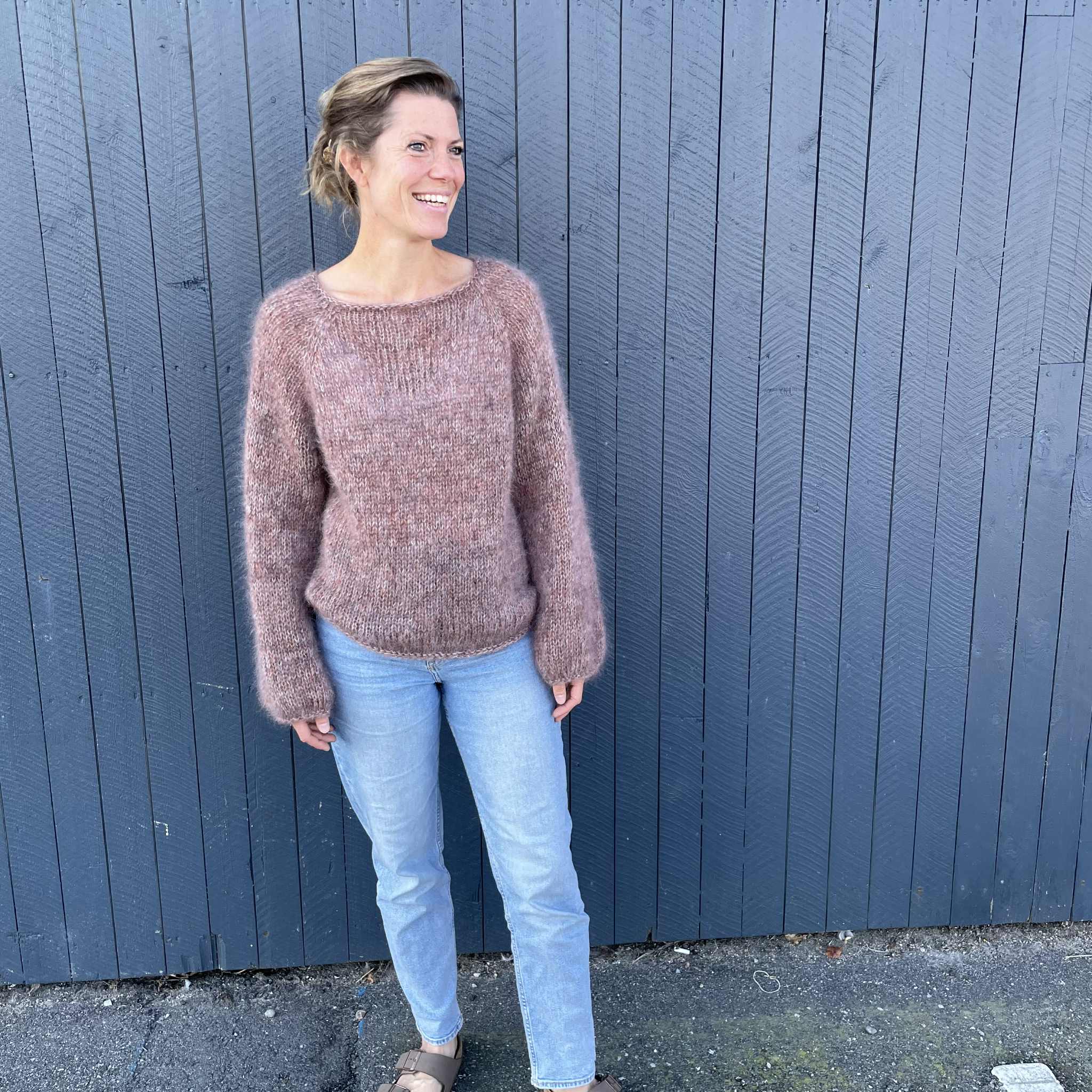 Nellie Sweater Strikkekit - Kid Silk - Billede 3