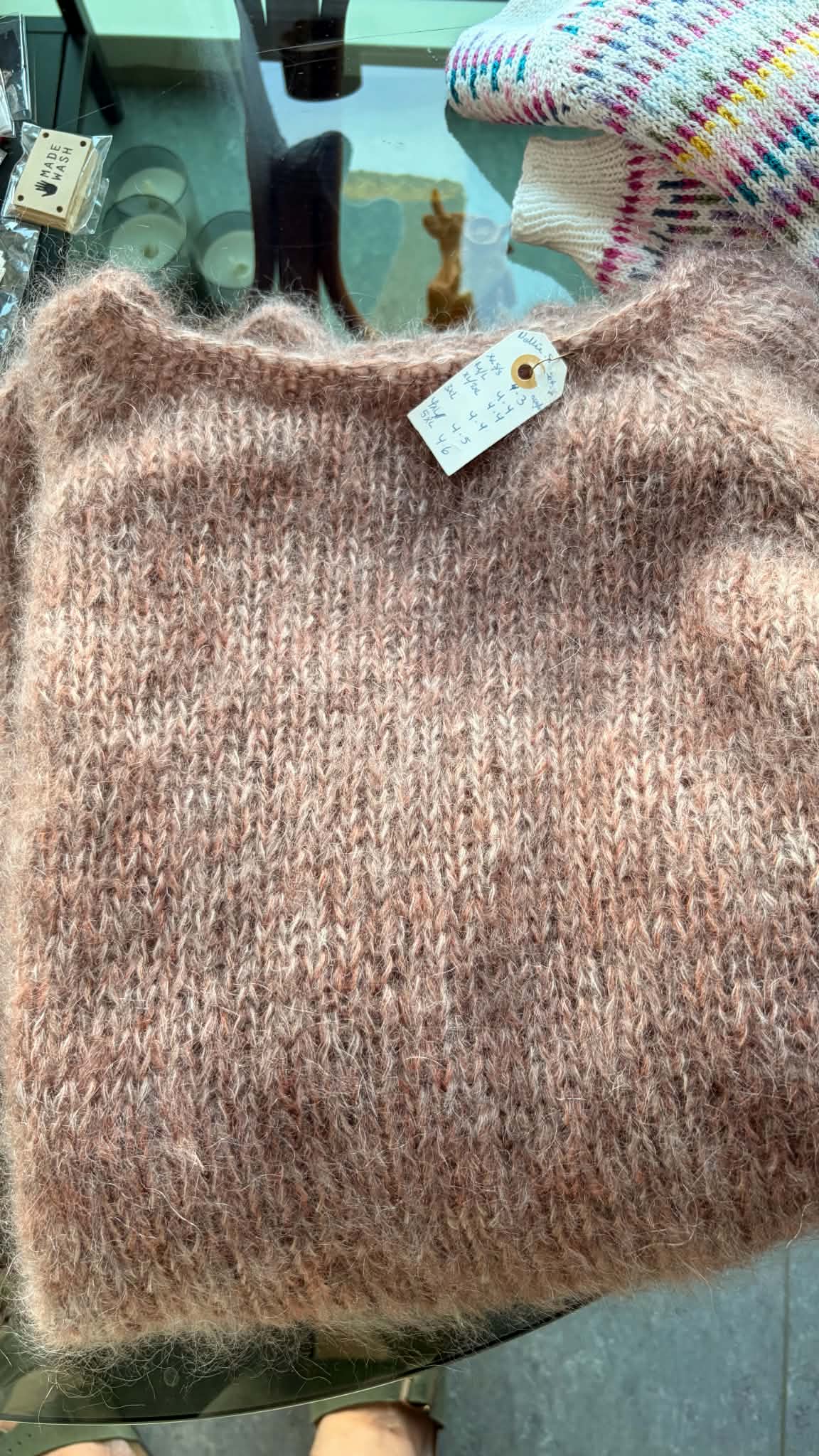 Nellie Sweater Strikkekit - Kid Silk - Billede 4