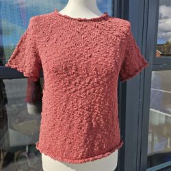 Plain Yoke Tee 19 fra Le Knit | Hjerte Cotton Flamé
