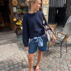 Vega Sweater fra PetiteKnit | Garnalternativ Organic Trio